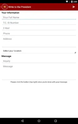 Pres of the Republic of Turkey android App screenshot 5