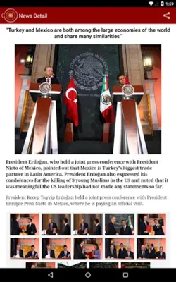 Pres of the Republic of Turkey android App screenshot 8